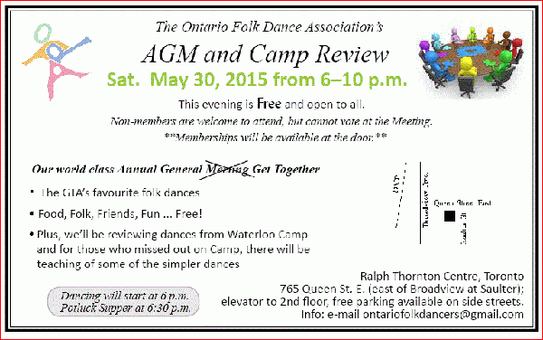 Ontario Folk Dance Association – 2015