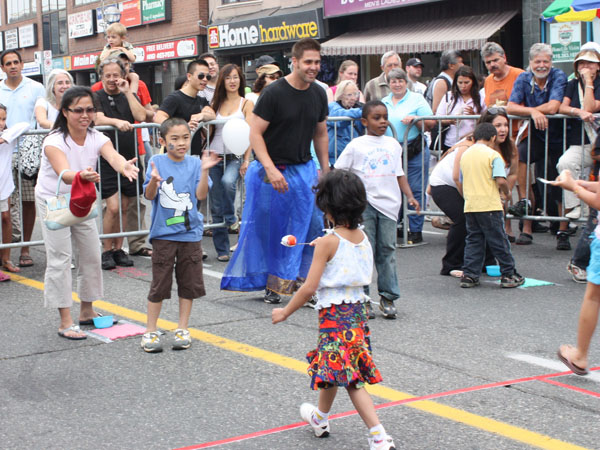 Image of children's event from a previous Taste of the Danforth. Copyright ©2016 Ruth Lor Malloy