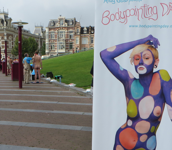 Bodypainting Day Poster. Image Copyright ©2016 Ruth Lor Malloy
