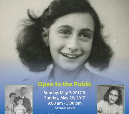 756. Exhibit from Amsterdam’s Anne Frank House May 7 and 28, 2017